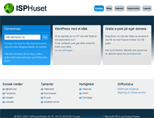 Tablet Screenshot of isphuset.no